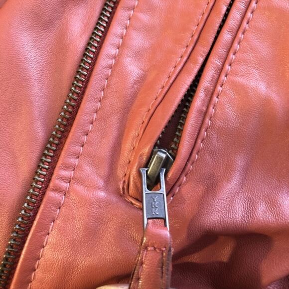 Reiss Women’s Lamb Leather Jacket Jacket Size M - Picture 10 of 11